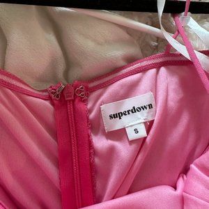 Superdown pink dress